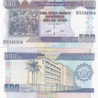Бурунди / Burundi 500 francs 2013 Pick 45 UNC Полтава