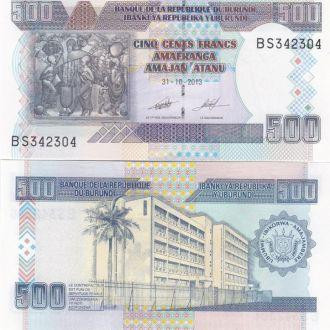 Бурунди / Burundi 500 francs 2013 Pick 45 UNC Полтава - изображение 1