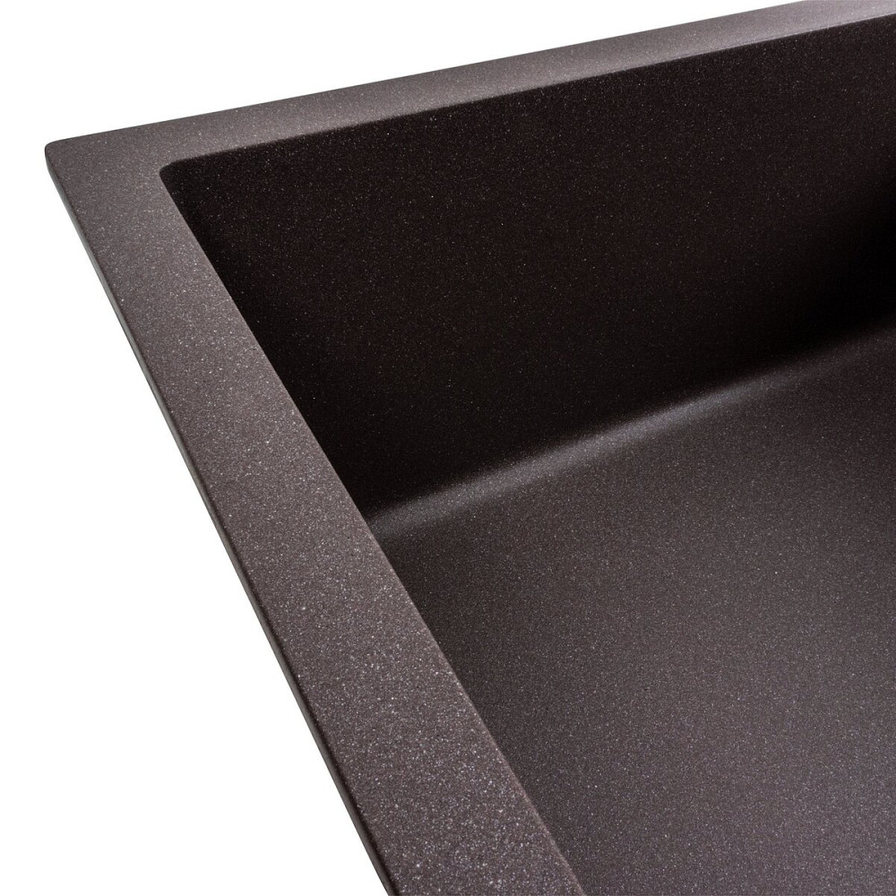 Кухонна мийка гранітна матова 7050 CASCADA Platinum Гренадін Коломия - фото 5