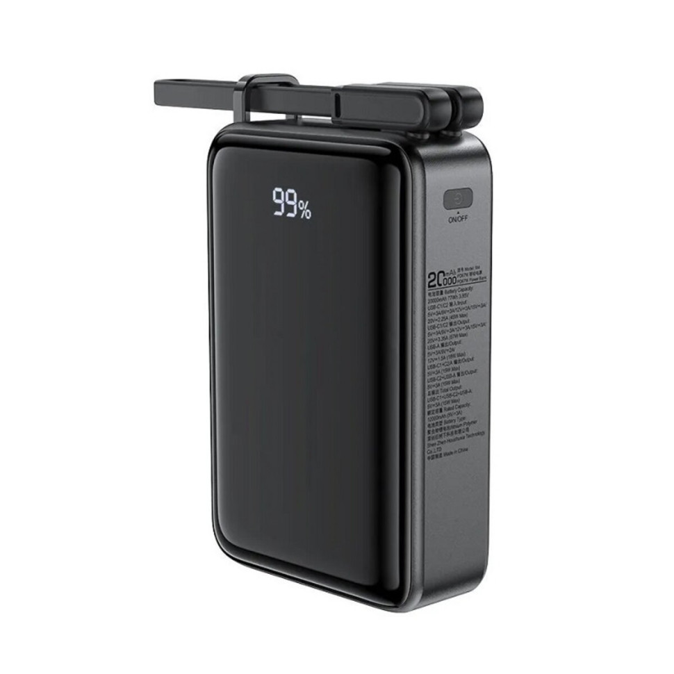 Універсальна мобільна батарея Acefast M14 20000 mAh 22.5 W Black (6974316283966) ( 22298 ) Харків - фото 8