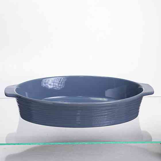 Yiwu Форма для запікання овальна 36×22,5×7 (см) 2 літри Блакитна S1288 Коломыя