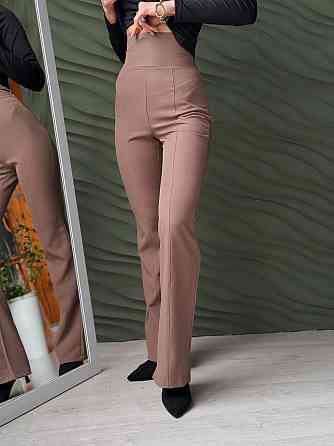 Довгі брюки з високою талією "Salvia" оптом | Норма і батал| Розпродаж моделі Київ