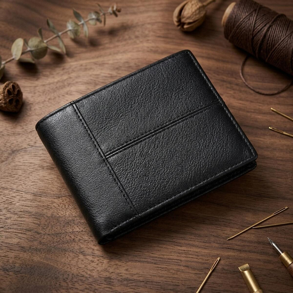 Кошелек мужской Vintage 14448 Черный Киев - изображение 14