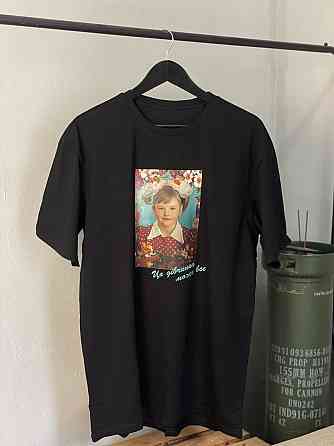Оверсайз футболка з індивідуальним фото та написом «Ця дівчинка може все» Чернівці