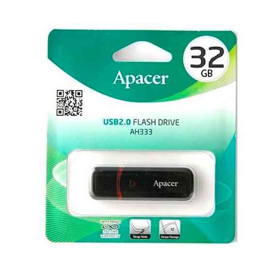 Флешка Apacer 32Гб USB 2.0 чорна Київ