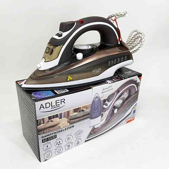 Потужна парова праска ADLER AD 5030 3000Вт, Парові праски для одягу горизонтальні ZT-48 Львів