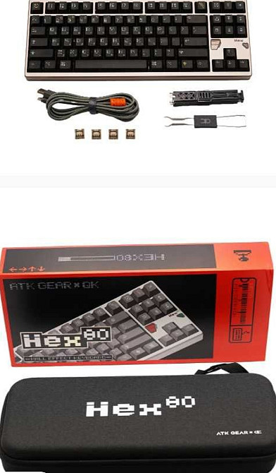QwertyKeys × ATK Hex80 HE [Open Box] Кастомная магнитная клавиатура. Харьков - изображение 1