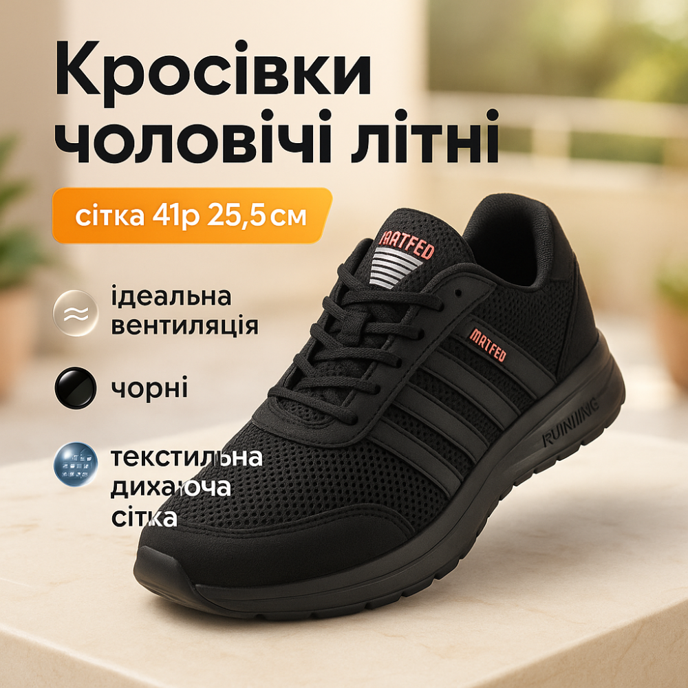 Чоловічі легкі повсякденні кросівки кроси 41р 25.5см, Легкі літні текстильні кросівки XI-88 Львів - фото 9