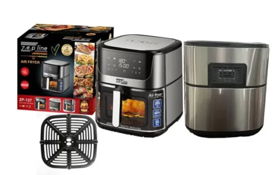 Аэрофритюрница Zepline ZP-127 12,5 л, 4000 Вт, конвекция, гриль, антипригарное покрытие, таймер Одесса