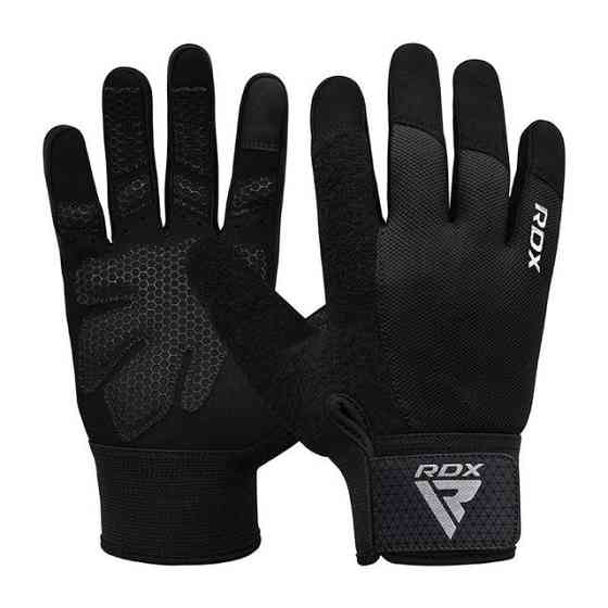 Рукавички для фітнесу RDX W1 Full Finger Plus Black S Каменское