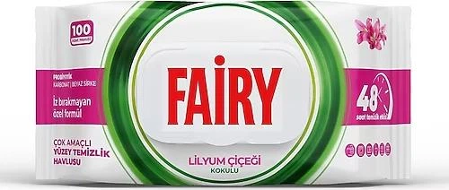 Вологі серветки для прибирання Fairy Lilyum Cicieg 100 шт Гостомель