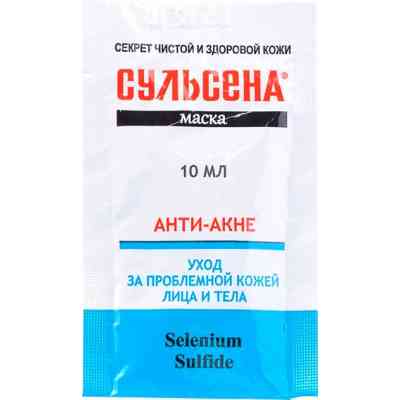 Маска для обличчя Сульсена анти-акне саше 10 мл (4823052202750) Вінниця