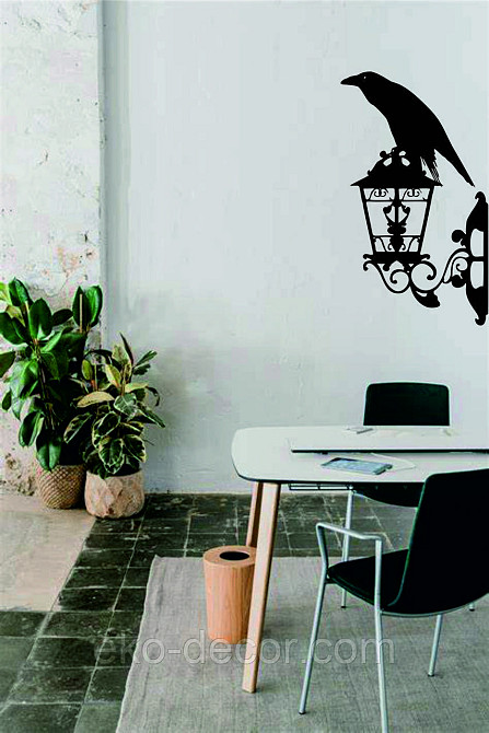 Декоративне настінне 3D Панно «Ворон» Декор на стіну з об'ємом Київ - фото 6