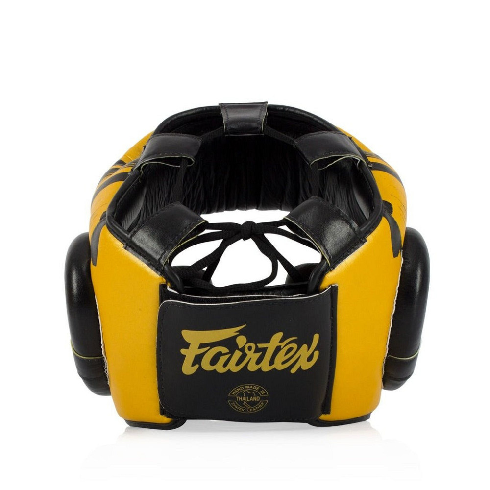 Боксерський шолом Fairtex HG16 Gold XL Кам'янське - фото 4