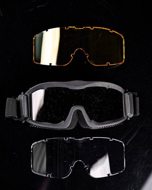 Очки маска  защитные баллистические с вентиляцией   ПП7843 Одесса - изображение 5