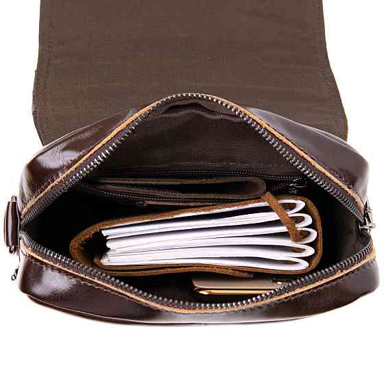 Сумка мужская мессенджер Vintage 20412 Коричневая Киев