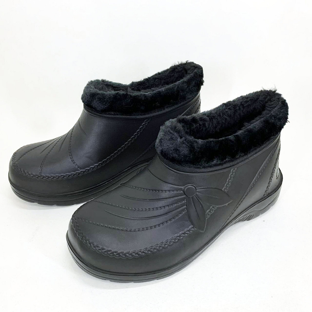 Женские валенки на подошве 38р, Женские дутики из текстиля Домашние чуни CH-99 Львов - изображение 13