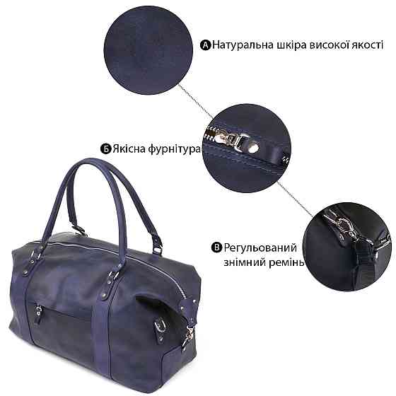 Сумка дорожня Синя (SHVIGEL) Київ