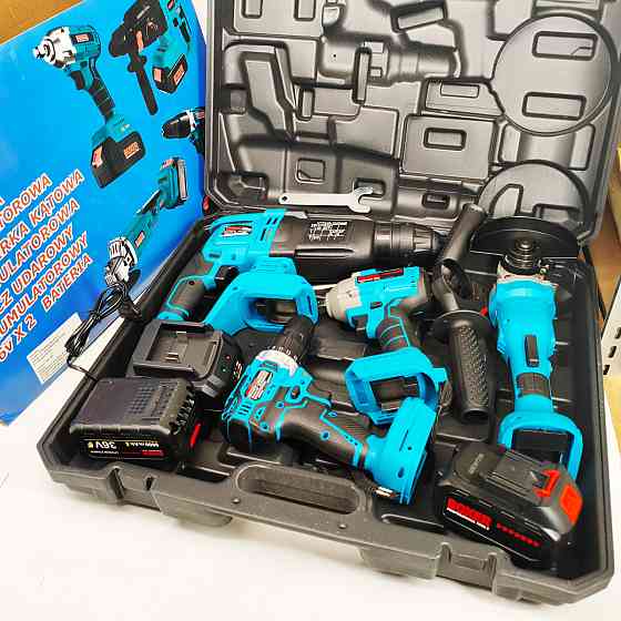 Набір гайковерт шуруповерт перфоратор 48 В Boxer BX-187G набір акумуляторного інструменту ZO-49 Львів