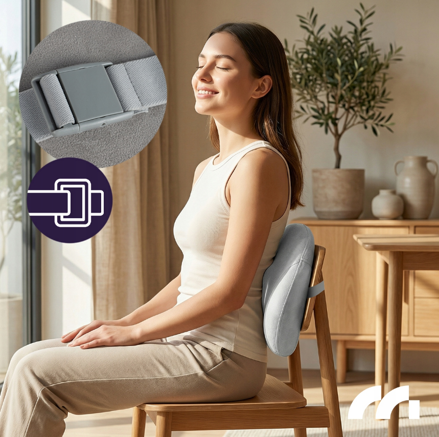 Масажна подушка для шиї, плечей і спини з підігрівом 25Вт Maltec (Польща) Київ - фото 6