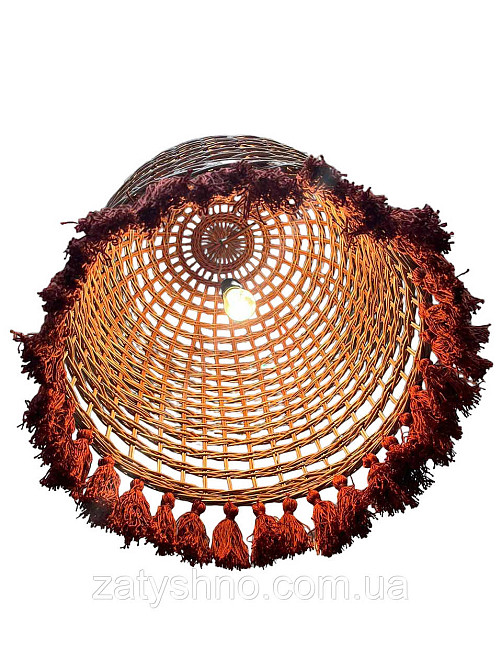 Люстра плетена з китицями Киев - изображение 4