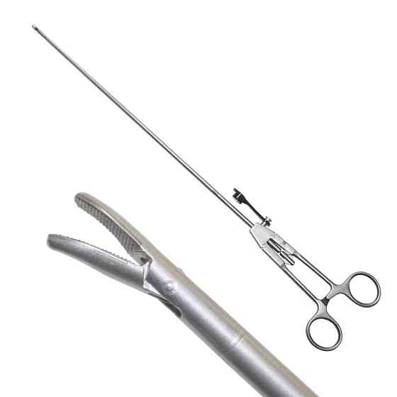 Иглодержатель лапароскопический изогнутый F1322-1 Днепр