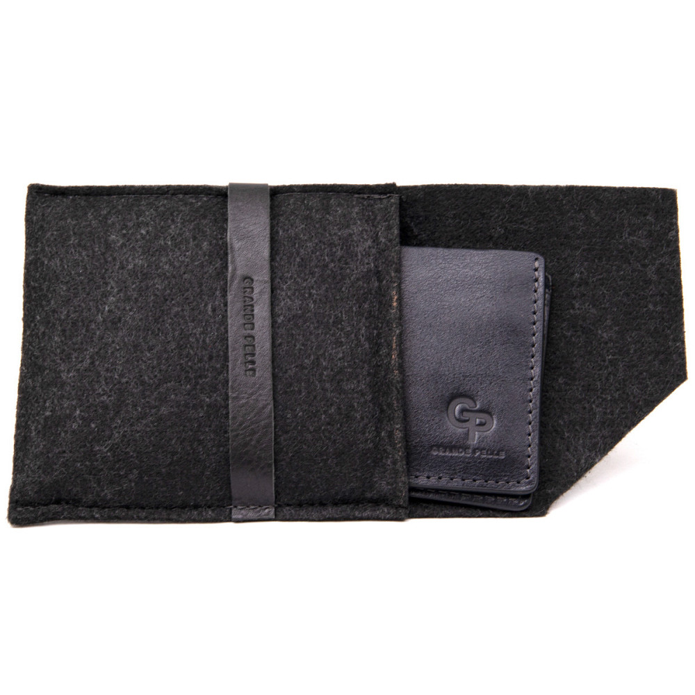 Портмоне из натуральной кожи GRANDE PELLE 11462 Черный Киев - изображение 7