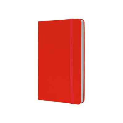 Книга записна Optima А5 NAMIB, тверда обкладинка, гумка, білий блок клітинка, червоний (O27101-03) Вінниця