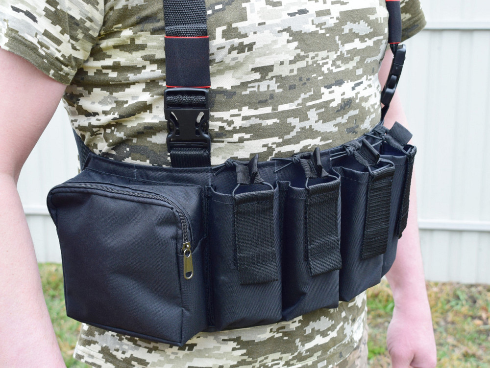 Жилет разгружающий с карманом Novator G-3 Black Киев - изображение 11