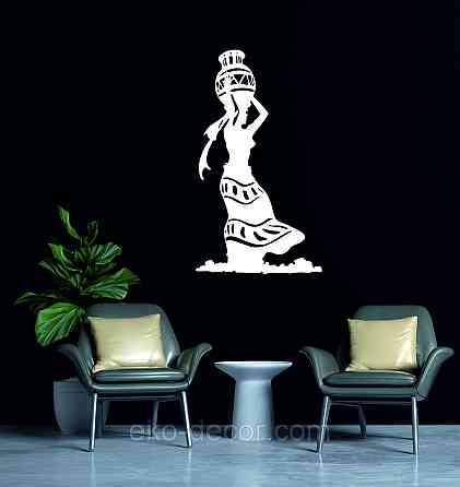 Декоративное настенное Панно «Индийка», Декор на стену 70*34 см, Белый Киев