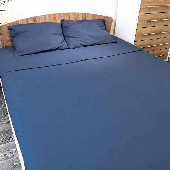 Підковдра 180x215 Поплін GM Textile 120 г/м2 Бавовна (Глибоко-синій) Суми