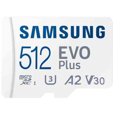 Карта памяти Samsung 512GB microSDXC calss 10 UHS-I V30 EVO (MB-MC512KA/EU) Винница