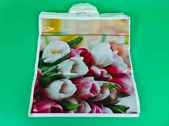 Пакет 40*42 петлева ручка Тюльпан Рожевий Комсерв (25 шт.) Харків