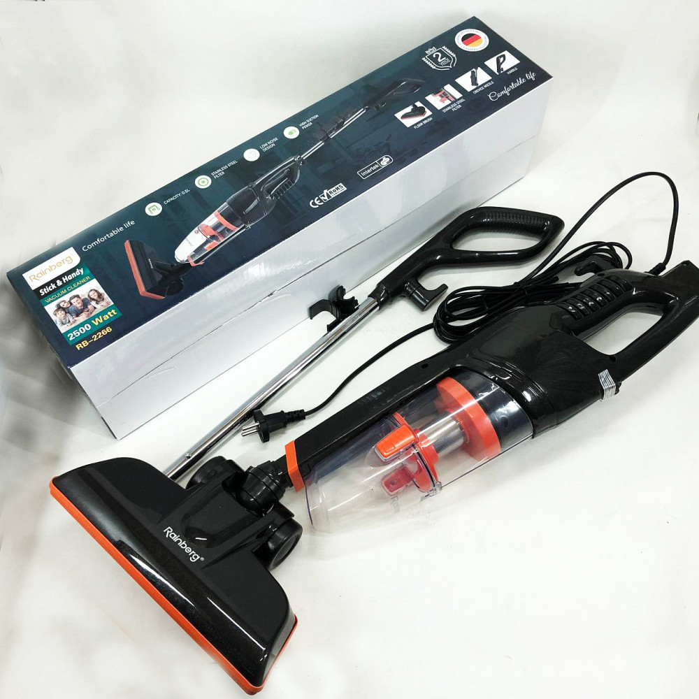 Пылесос контейнерного типу Rainberg RB-2266 2500 Вт, Практичный пылесос для уборки в доме XO-25 Киев - изображение 2