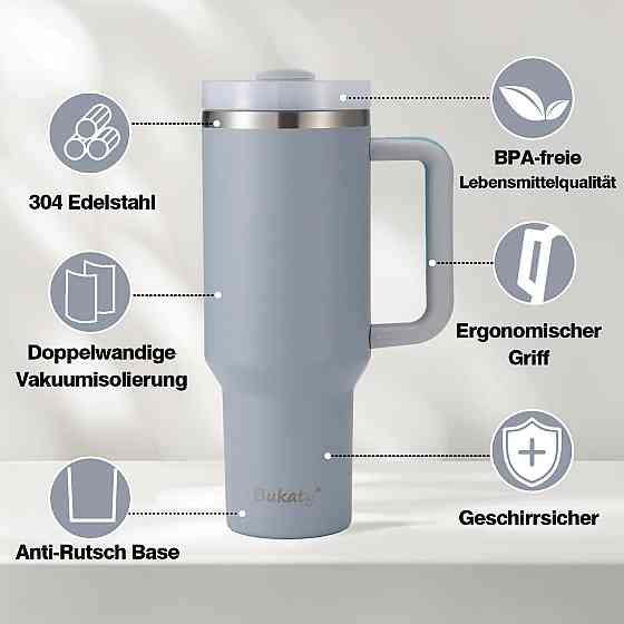 Термочашка з трубочкою Bukaty 0.9L Луцк