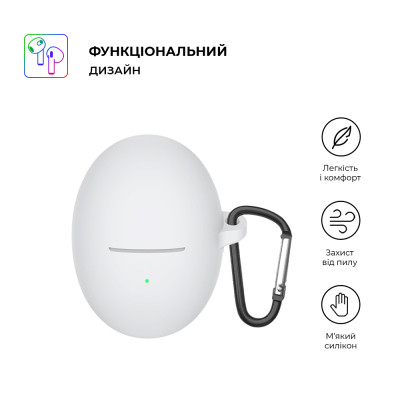 Чохол для навушників Armorstandart Hang Case для Huawei FreeBuds 5 White (ARM80462) Вінниця - фото 2