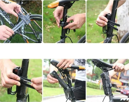 Складаний замок для велосипеда Etook Велозамок Вінниця - фото 7