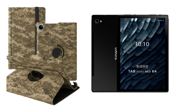Чохол Spinner360 для планшета Sigma mobile TAB A1025, A1025 X-treme 2, колір Xaki Київ