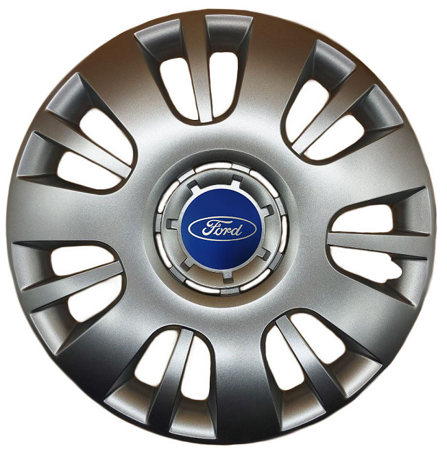 Автомобильные модельные колпаки R16 Ford 407 4шт, SJS, серебряные Киев - изображение 1