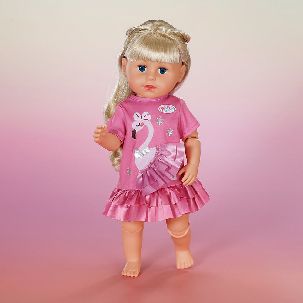 Одяг для ляльки Baby Born – Сукня з фламінго (43 см) Дніпро - фото 5