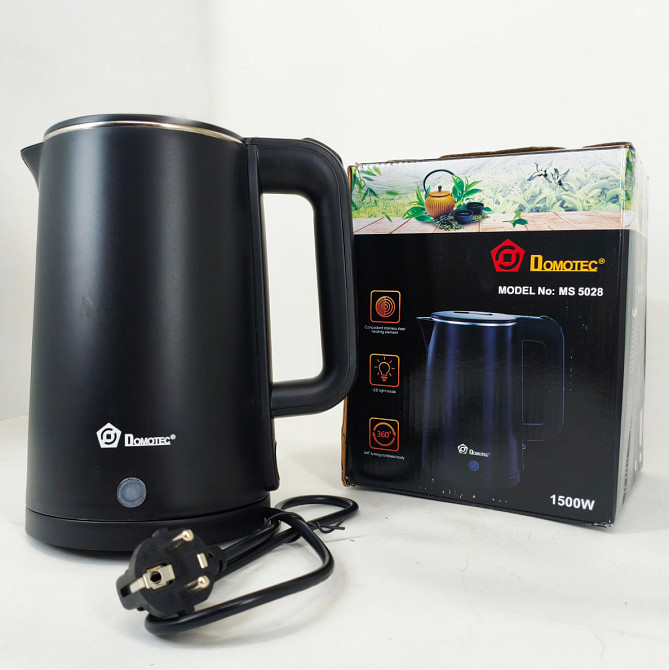 Стильний електричний чайник, Електрочайник сталь, Надійний електричний чайник, Електрочайник на кухню XF-35 Івано-Франківськ - фото 3