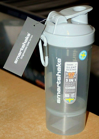 Шейкер спортивний SmartShake Original2GO One 800ml Mist Gray Кам'янське - фото 9