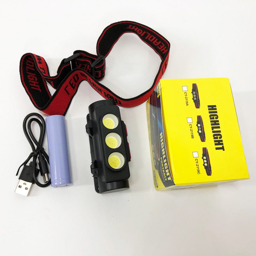 Налобний фонарь с аккумулятором PLD-2119C, Налобный аккумуляторный фонарь на голову CB-41 Львов - изображение 9