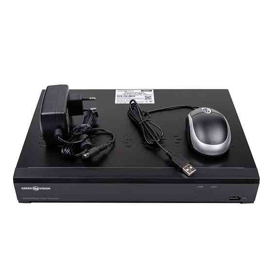 IP відеореєстратор 16-канальний 12MP NVR GreenVision GV-N-I017/16 (A) Київ