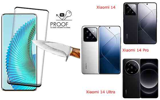 Захисне скло HyperGlass Pro для Xiaomi 14, 14 Pro, 14 Ultra – максимальна чутливість та захист Київ