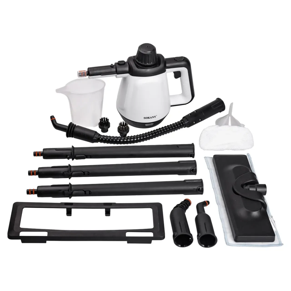 Пароочисник ручний Sokany 1200 Вт з насадками, відпарювач для кухні, меблів та ванної HP-UR-1 Коломия - фото 2