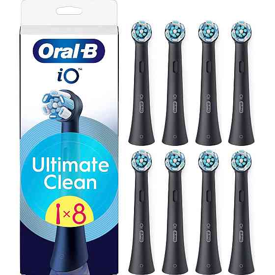 Насадка для зубної електрощітки Braun Oral-B iO RB CBF-8 Ultimate Clean Black (8 шт.) ( 20413 ) Харків