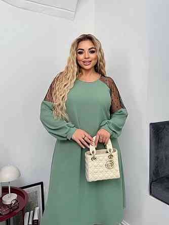 Женское платье со вставками из сеточки Одесса