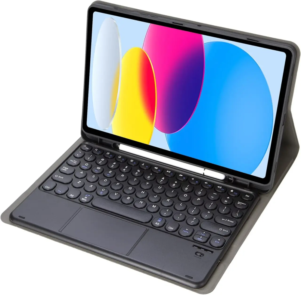 Чехол-клавиатура для iPad air/air2/Pro 9.7/2017 версия 9.7 дюймов/2018 версия 9.7 дюймов Темно-синий Киев - изображение 3