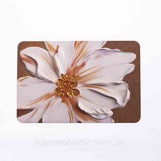 Килимок з 3D-принтом Impasto 58*38 см діатомітовий Yiwu HP-42-105 Київ